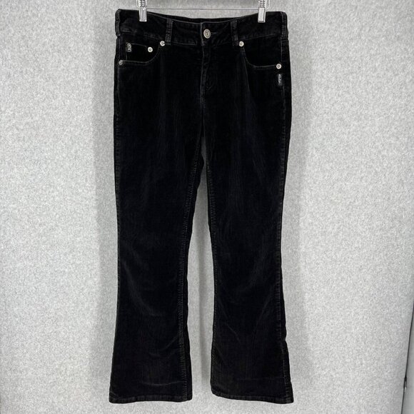 Silver Jeans Womens Corduroy Bootcut Pants Size 31 Black Classic Neutral - Picture 1 of 13